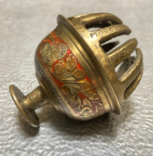 Vintage Brass Indian Elephant Claw Bell - India