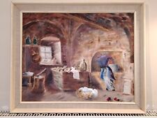 Vintage Oil painting On Board