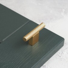 10x Brass Cabinet Knobs 60mm