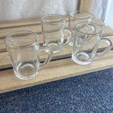 4x Vintage French Shot Glass