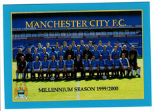A Football Team Post Card of