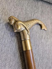 Vintage Brass Handle Mermaid