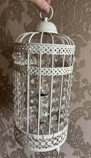 Vintage Table Lamp Bird Cage
