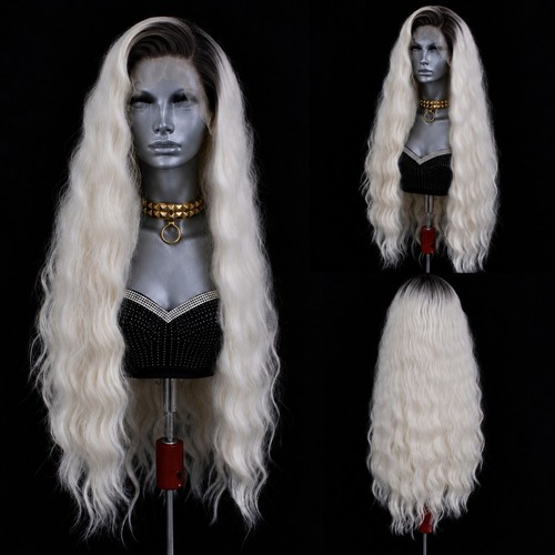 Lace front wig - wig, synthetic