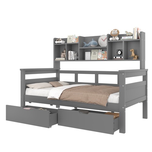 Single bed frame - bed, storage