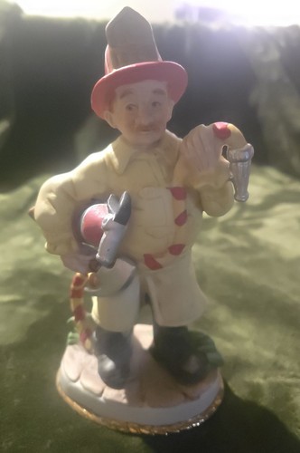 Vintage porcelain fireman - porcelain,