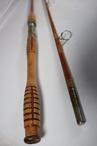 Vtg bamboo fishing rod piece - rod, 2