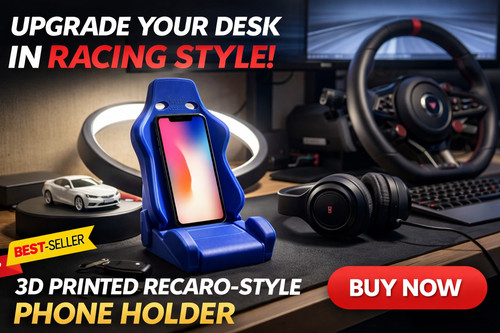 Printed recaro racing seat - 3d,