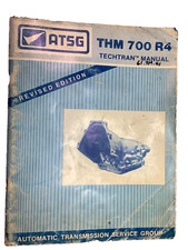 ATSG THM 700 R4 chevrolet V8 auto transmission techtran manual revised book 1989