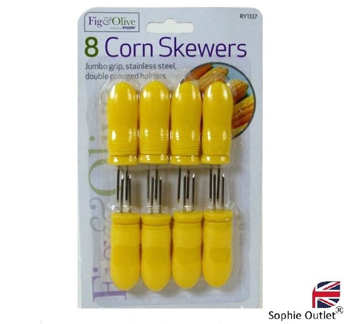 Corn skewers stainless - 8, x