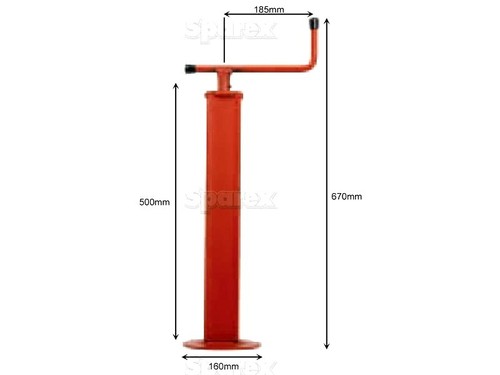 Trailer parking jack - parking, (1000kg)