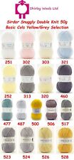 Sirdar Snuggly DK 50g - Yellows/Greys