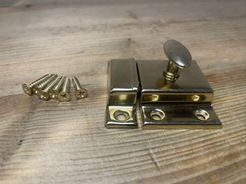 Polished brass cupboard - polished,