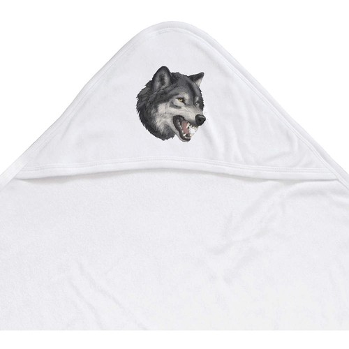 Snarling wolf head - 'snarling, baby
