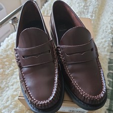 Dune Ginnie Burgundy Penny Loafer 5