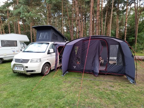 Camper with pop top roof - t5, pop-top