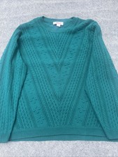 Afibel Women's Green Pointelle