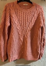 Ladies Pink Knitted Damart