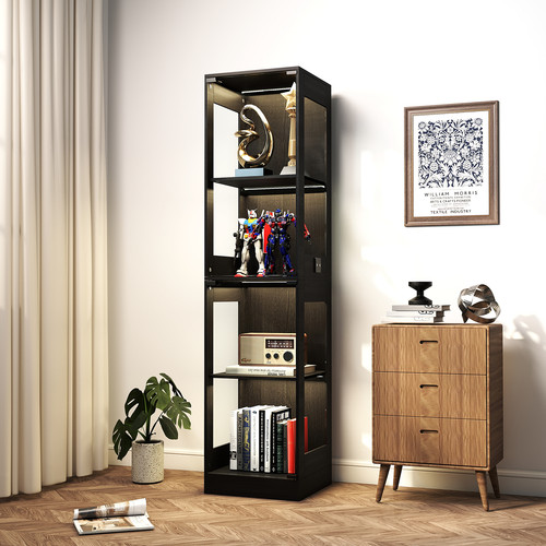 Tall display cabinet - tall, led