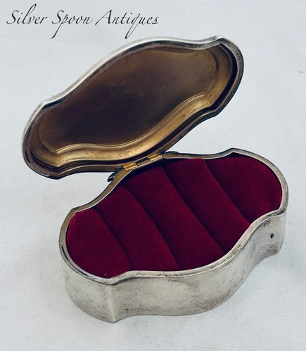 English sterling ring - , box