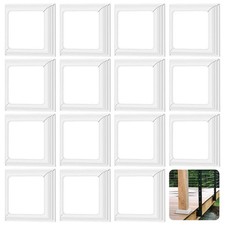 15Pcs Vinyl Post Skirts, 4 x 4