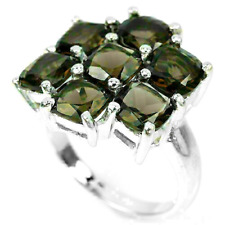 Silver Ring Smoky Quartz