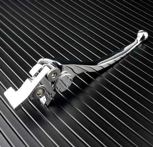 Silver front brake lever - silver, for