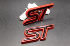 Red Black Front Grille & Rear