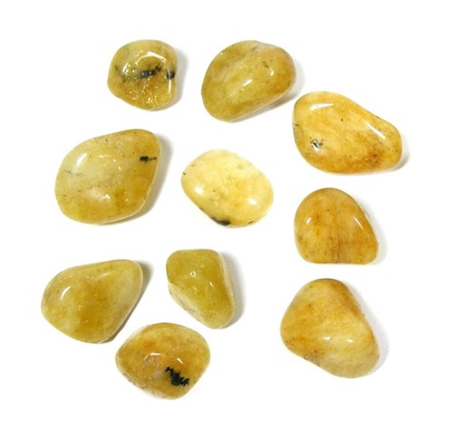 Golden beryl tumble - (heliodor),