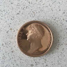 Wellington Battle Of Waterloo Commemorative Medal Solid Copper