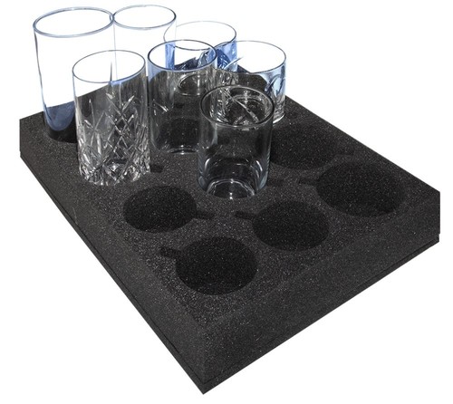 Foam cup glass mug - foam,