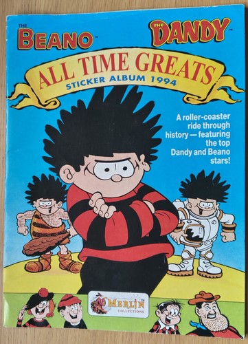 Sticker album beano dandy all - beano,