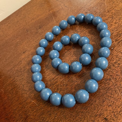 Blue painted wooden - blue,