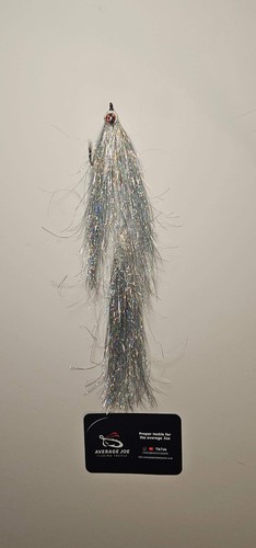 Hand tied flies platinum - tied, flies-platinum-25cm