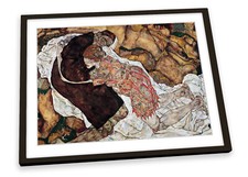 Egon Schiele Death and the Maiden FRAMED ART PRINT Picture Poster Artwork