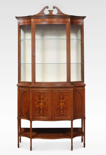 Mahogany inlaid display - mahogany,