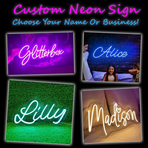 Custom personalised neon sign - custom,