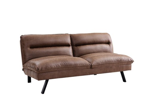 Faux leather fabric sofa - sofa, bed