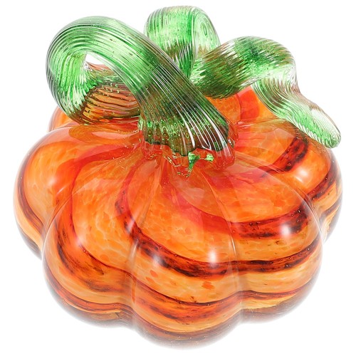 Handmade orange glass - handmade, pumpkin