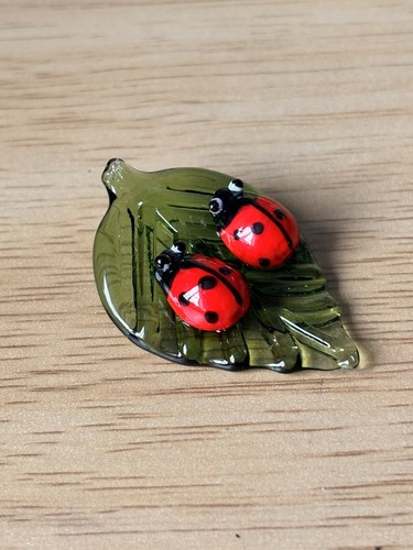Small glass ladybirds - glass, a