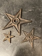 3 Rustic Primitive Cast Metal