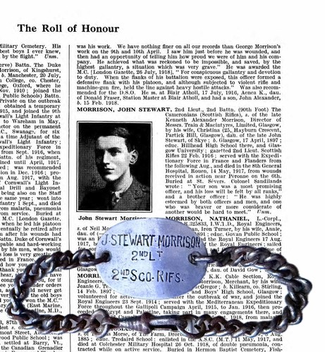 Ww1 officer tag killed in - tag,