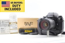 Late S/N [MINT] Nikon F4S Film Camera Body AF Nikkor 28-85mm Zoom Lens Box JAPAN