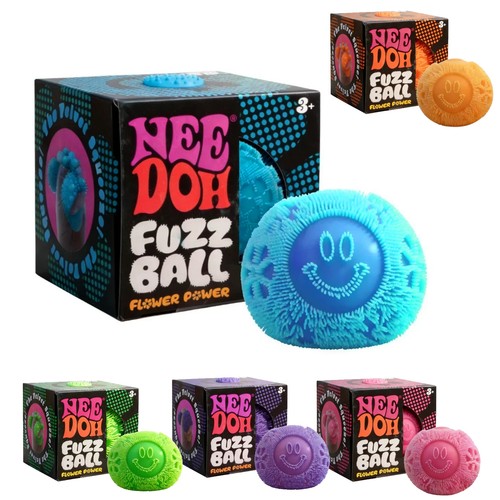 Needoh fuzz ball squishy toy - ball,