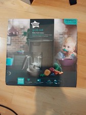 Tommee Tippee Quick Cook Baby Food Steamer and Blender - Black