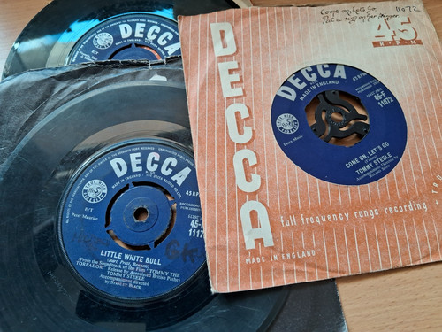 Tommy steele 45 vinyl - 3, x