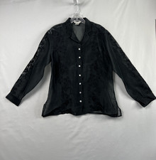Laura Ashley 100% Silk Blouse