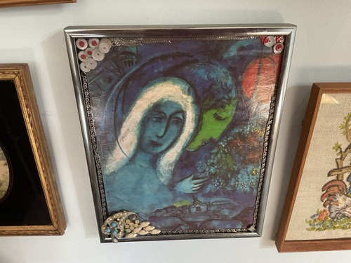 Mixed media picture - picture, chagall
