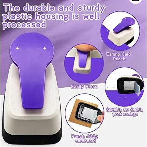 Earring card punch - punch,