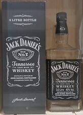Jack Daniels Old No. 7 Brand, 3 Litre Empty Bottle in Box